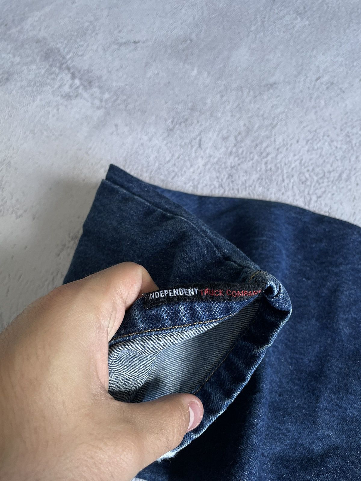 Independent Truck Co. VINTAGE! Independent Truck Company Denim Jeans Logo Size US 34 / EU 50 - 7 Thumbnail