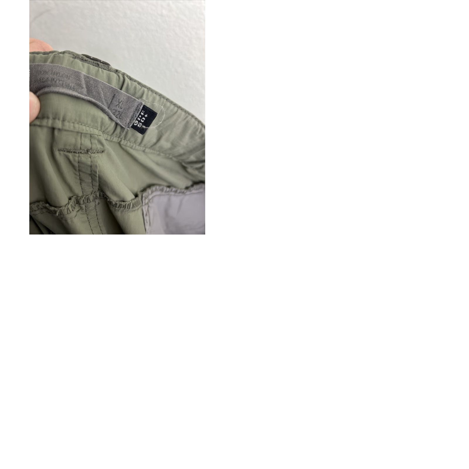 Vintage REI Mens XL Convertible Cargo Pants Olive UPF 50+ 40x32 Hole Green Cargo Pants Mens XL Size US 36 / EU 52 - 10 Thumbnail