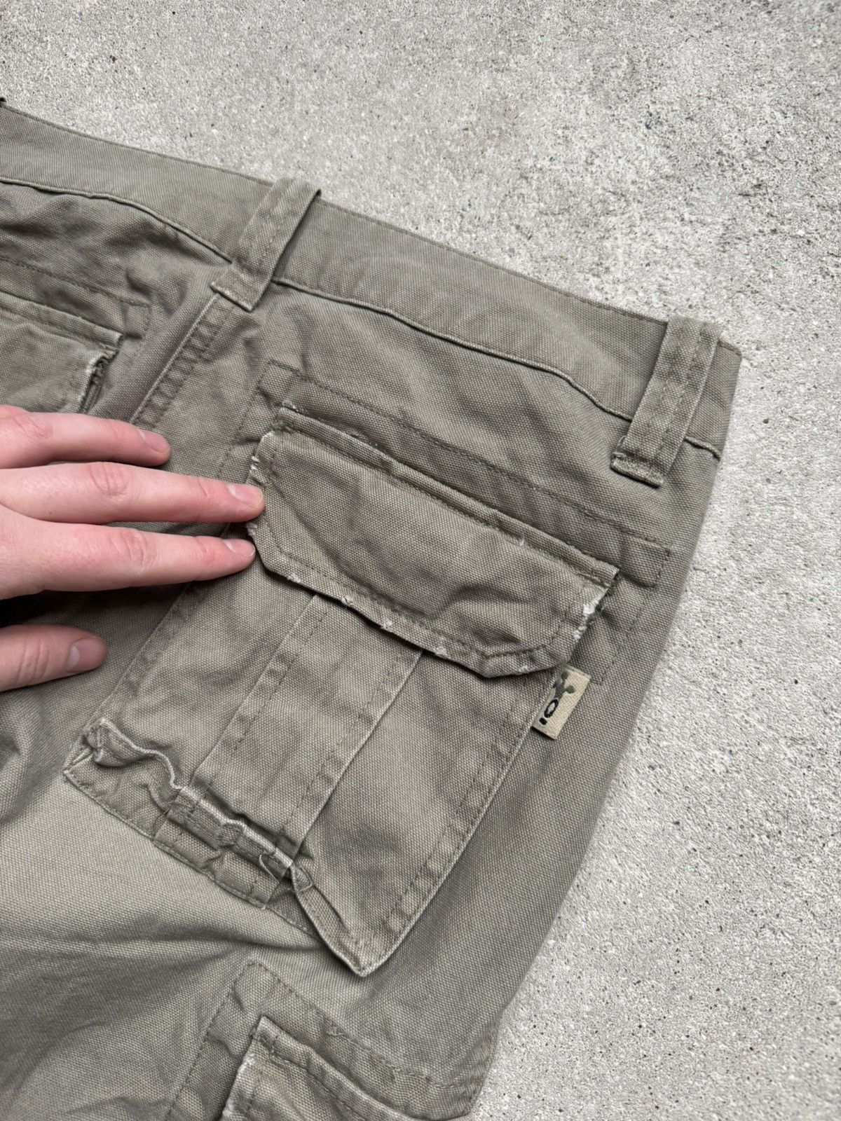 If Six Was Nine Vintage Neighbourhood Cargo Pants Flared Size US 27 - 7 Thumbnail