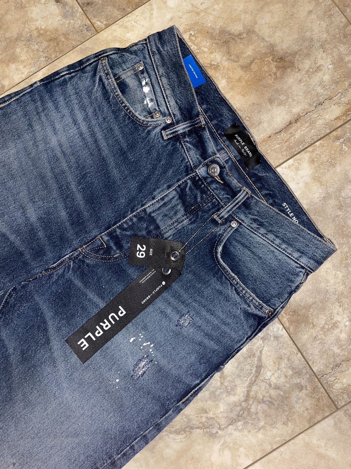 Limited Edition Black Label Purple Brand Jeans P011-TDIP223