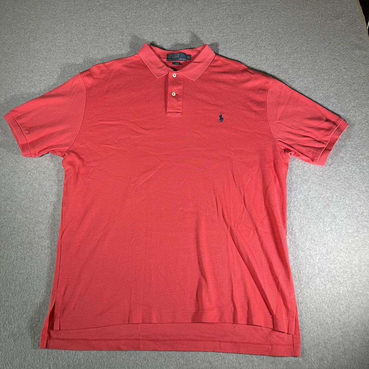 Polo Ralph Lauren Polo Ralph Lauren men’s pink cotton polo buttoned shirt Size US XL / EU 56 / 4 - 1 Thumbnail