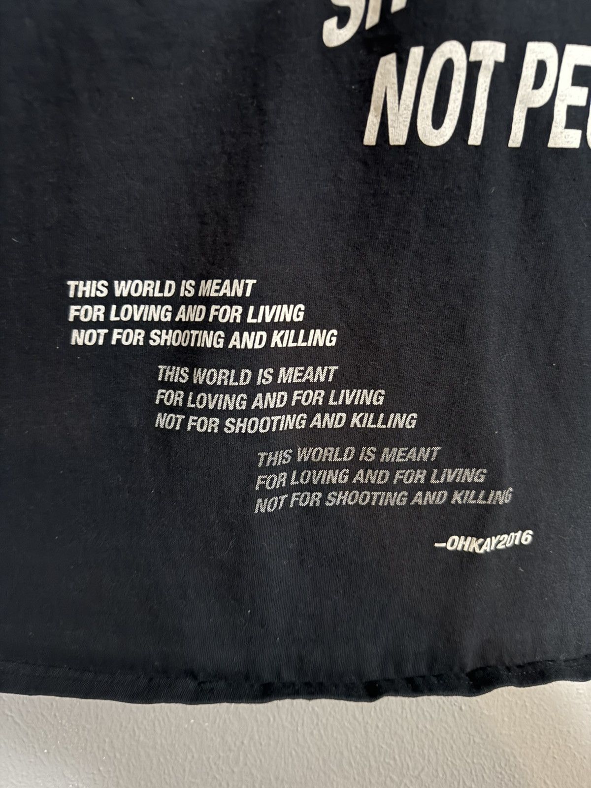 Other Ohkay black and white "Shoot Photos Not People" tee Size US M / EU 48-50 / 2 - 2 Thumbnail