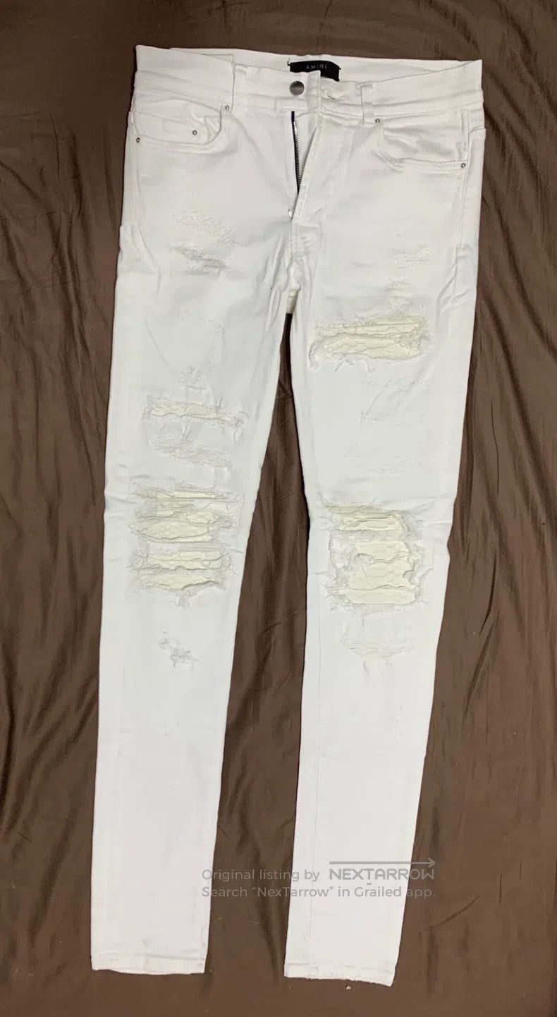 Amiri Amiri Size 34 patchwork jeans Size US 34 / EU 50 - 1 Thumbnail