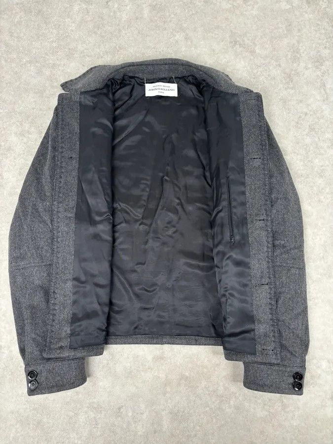 John Galliano 2010s John Galliano Grey Wool Classy Cargo Jacket Size US M / EU 48-50 / 2 - 7 Thumbnail
