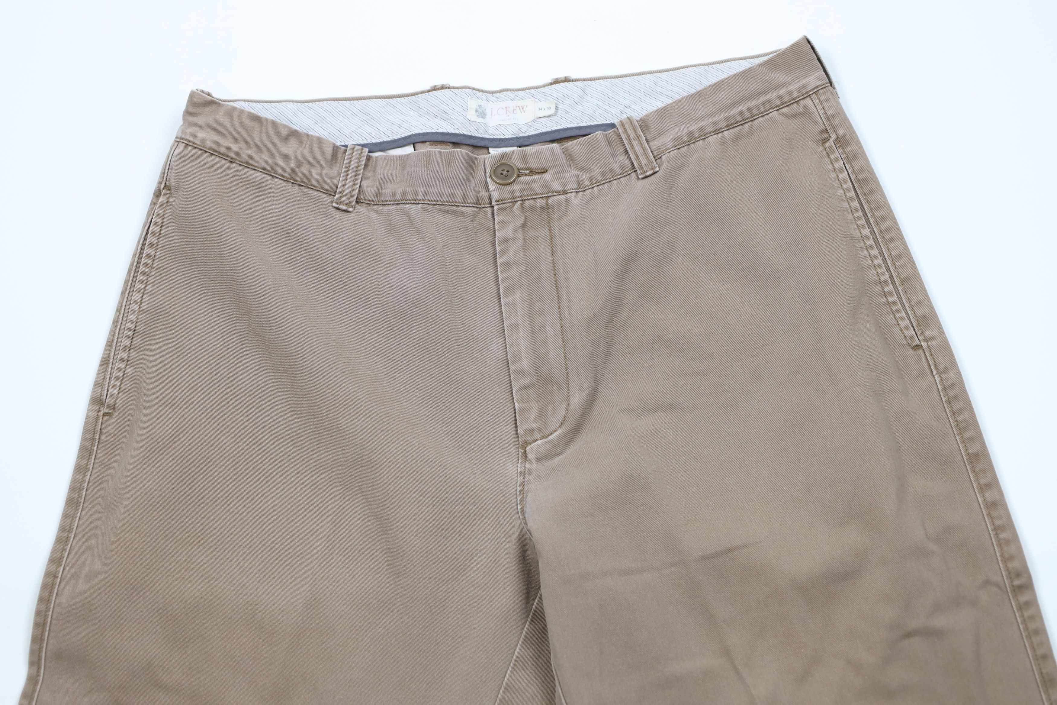J.Crew Vintage Y2K J Crew Relaxed Wide Leg Chino Pants Brown Cotton Size US 34 / EU 50 - 2 Thumbnail