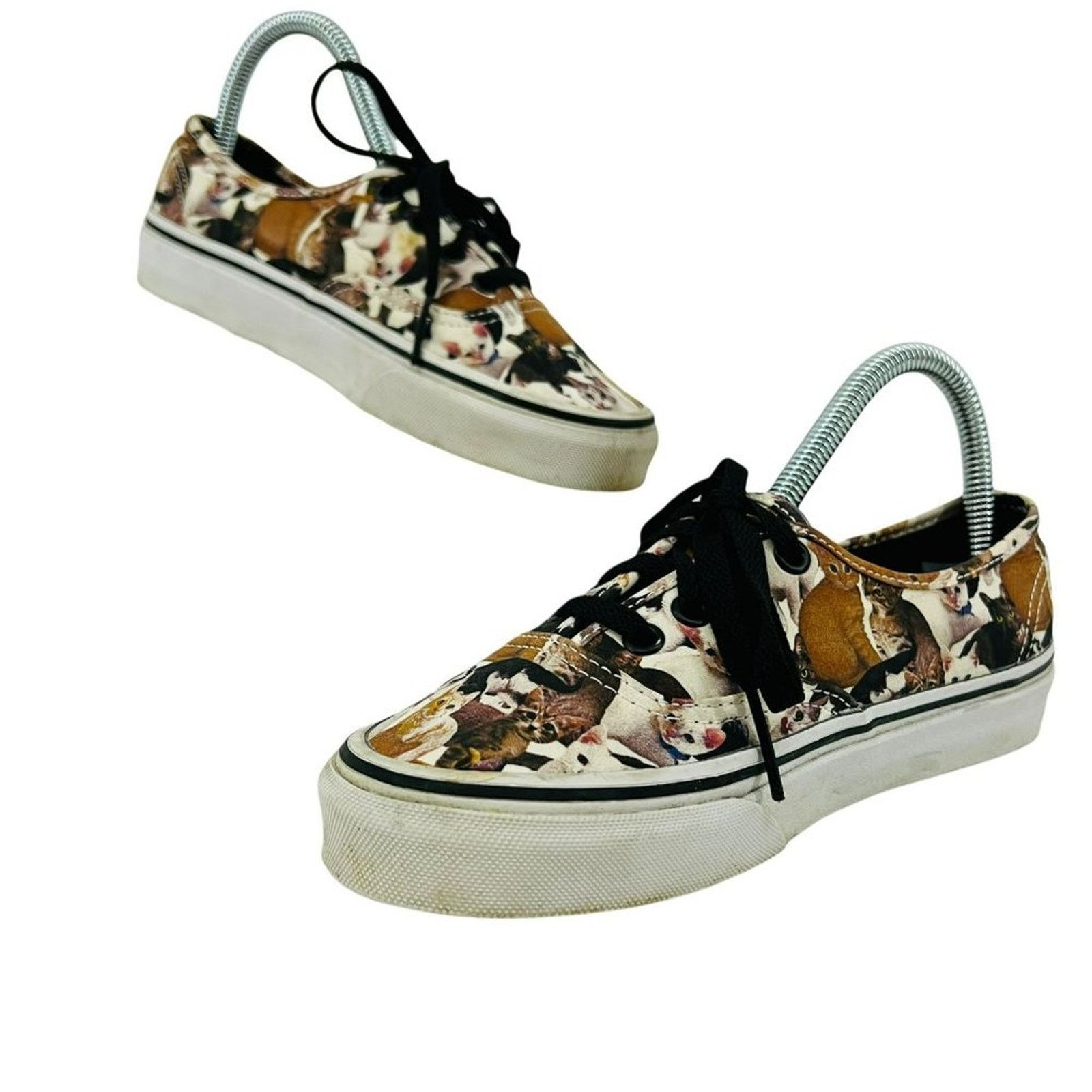 Vans Vans ASPCA Cat Printed Canvas Mens 4.5 Womens 6 Low Top Size US 6 / IT 36 - 10 Thumbnail