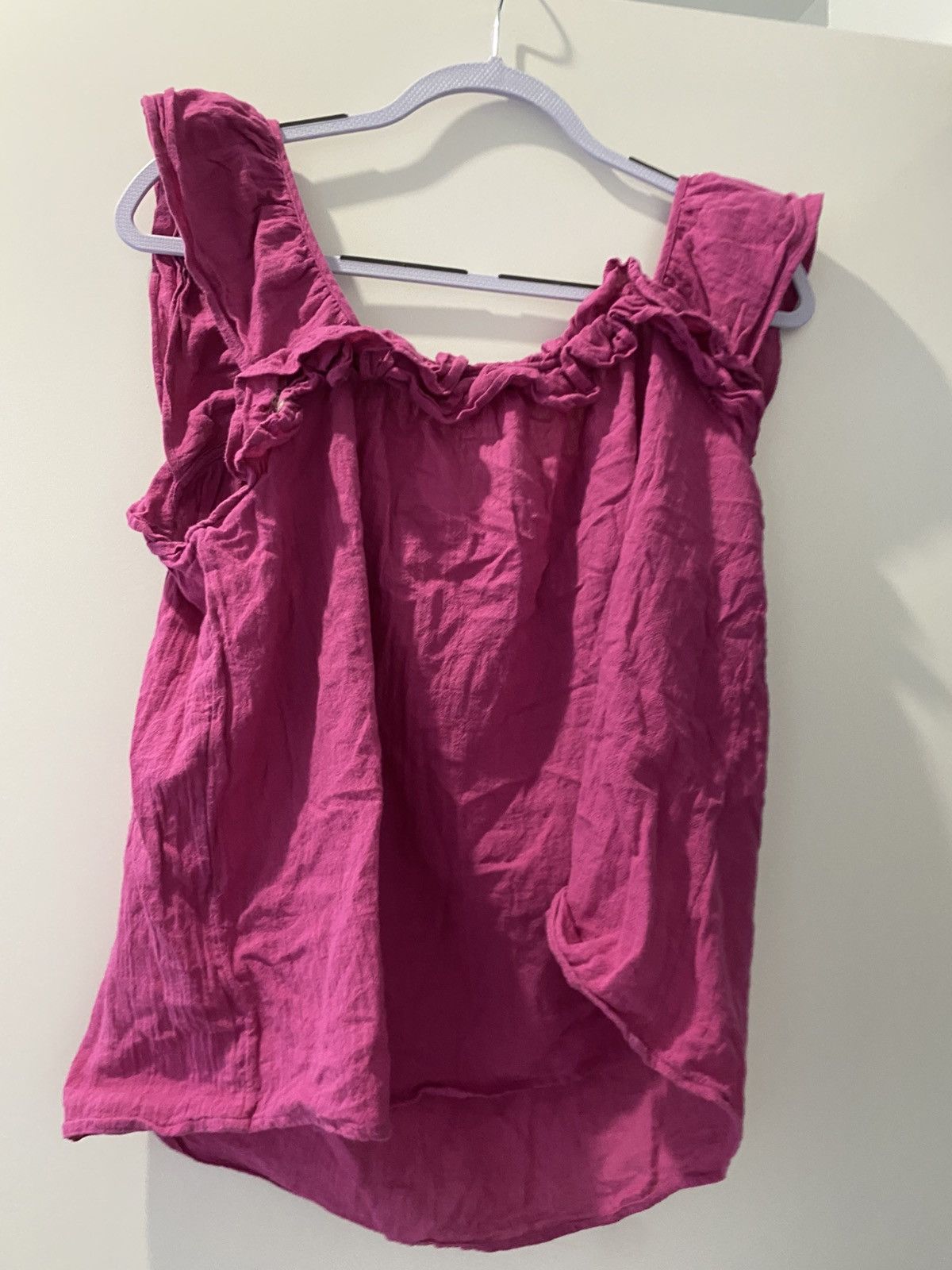 Target Basics Womens Magenta Blouse Size L / US 10 / IT 46 - 2 Thumbnail