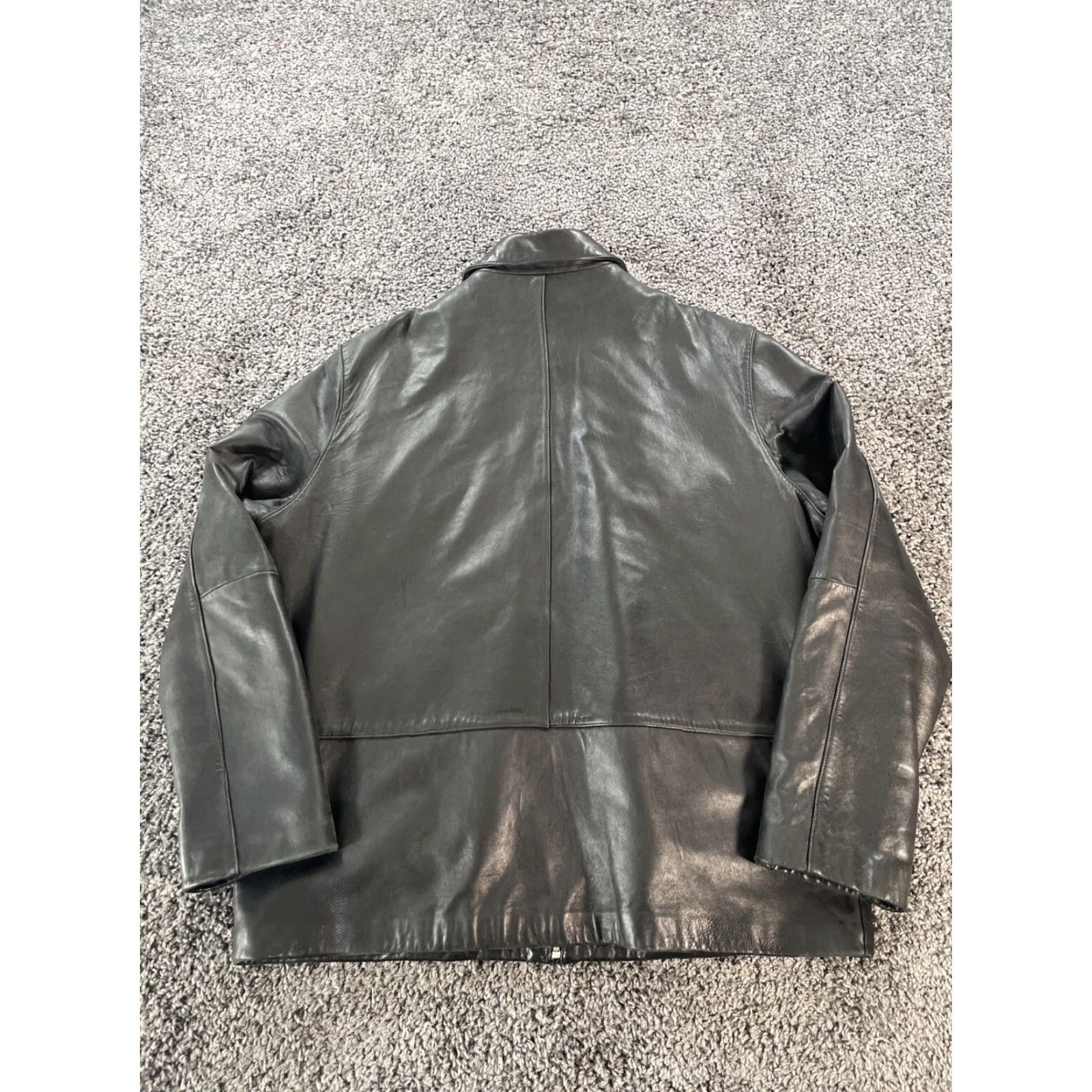 Vintage VINTAGE Wilsons Leather Jacket Mens XLT Full Zip Pelle Studios Black Thinsulate Leather Jacket Zipper Mens XLT Black Size US XL / EU 56 / 4 - 6 Thumbnail