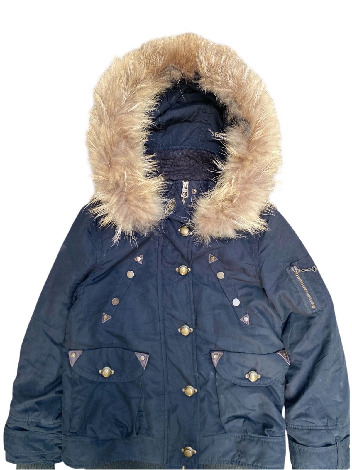 Tornado Mart Spiral Tempt Goa Fur Jacket Lgb Kmrii vkeii style Size US L / EU 52-54 / 3 - 2 Thumbnail
