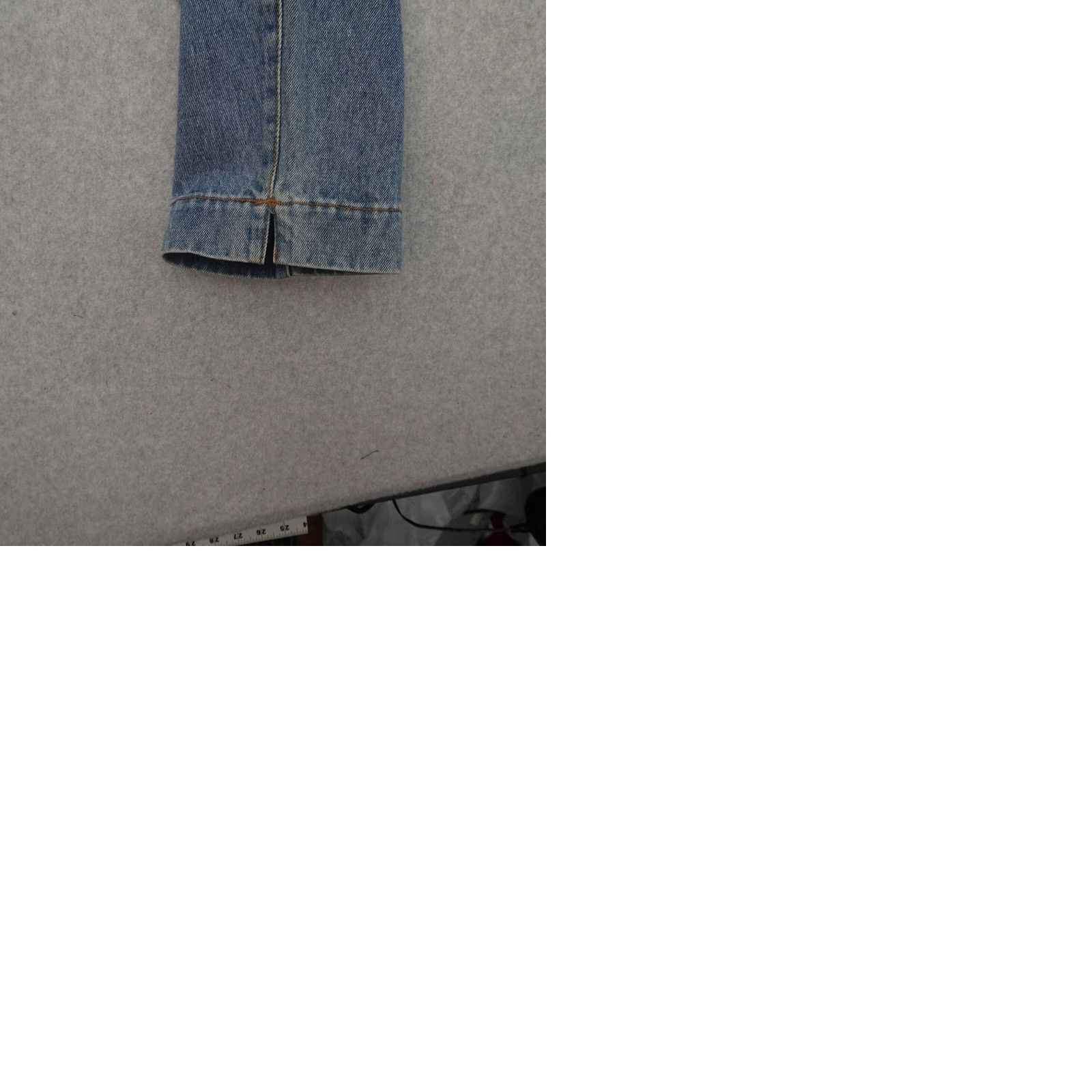 Guess VINTAGE GUESS Jeans Womens 11/12 Baggy Pleated Side Zipper Hip Denim Boyfriend 90s Mens? Size 32" / US 10 / IT 46 - 10 Thumbnail