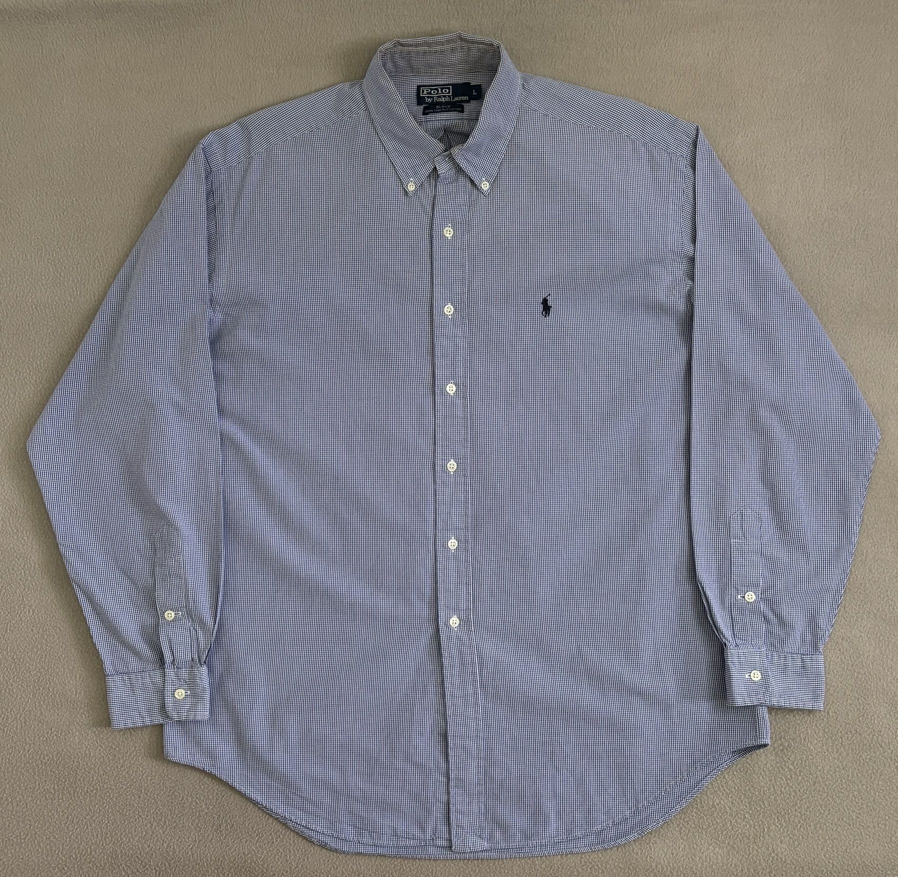 Polo Ralph Lauren Polo Ralph Lauren Blue White Checks shirt large Size US L / EU 52-54 / 3 - 5 Thumbnail
