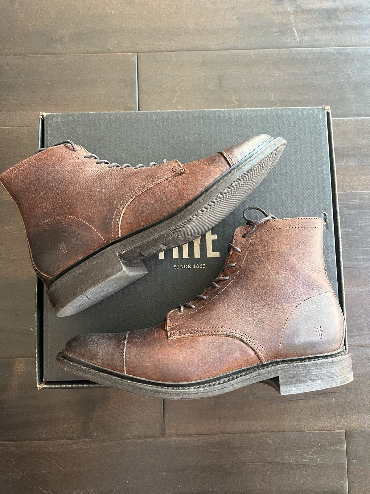 Frye Frye Seth Cap Toe Lace Up Size US 9 / EU 42 - 4 Thumbnail