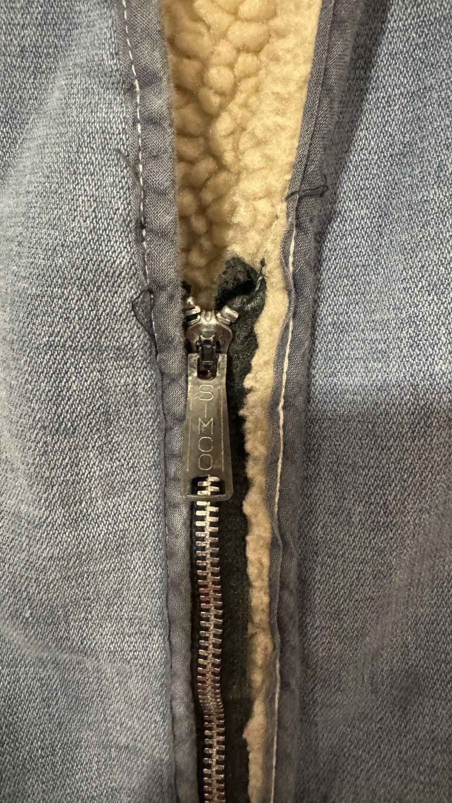 Vintage Vintage denim sherpa vest Size US L / EU 52-54 / 3 - 3 Thumbnail