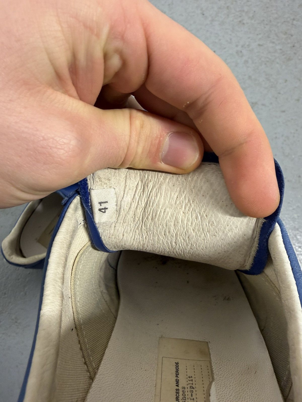 Maison Margiela Maison Margiela Gat Replica Leather Sneakers Size US 8 / EU 41 - 10 Thumbnail