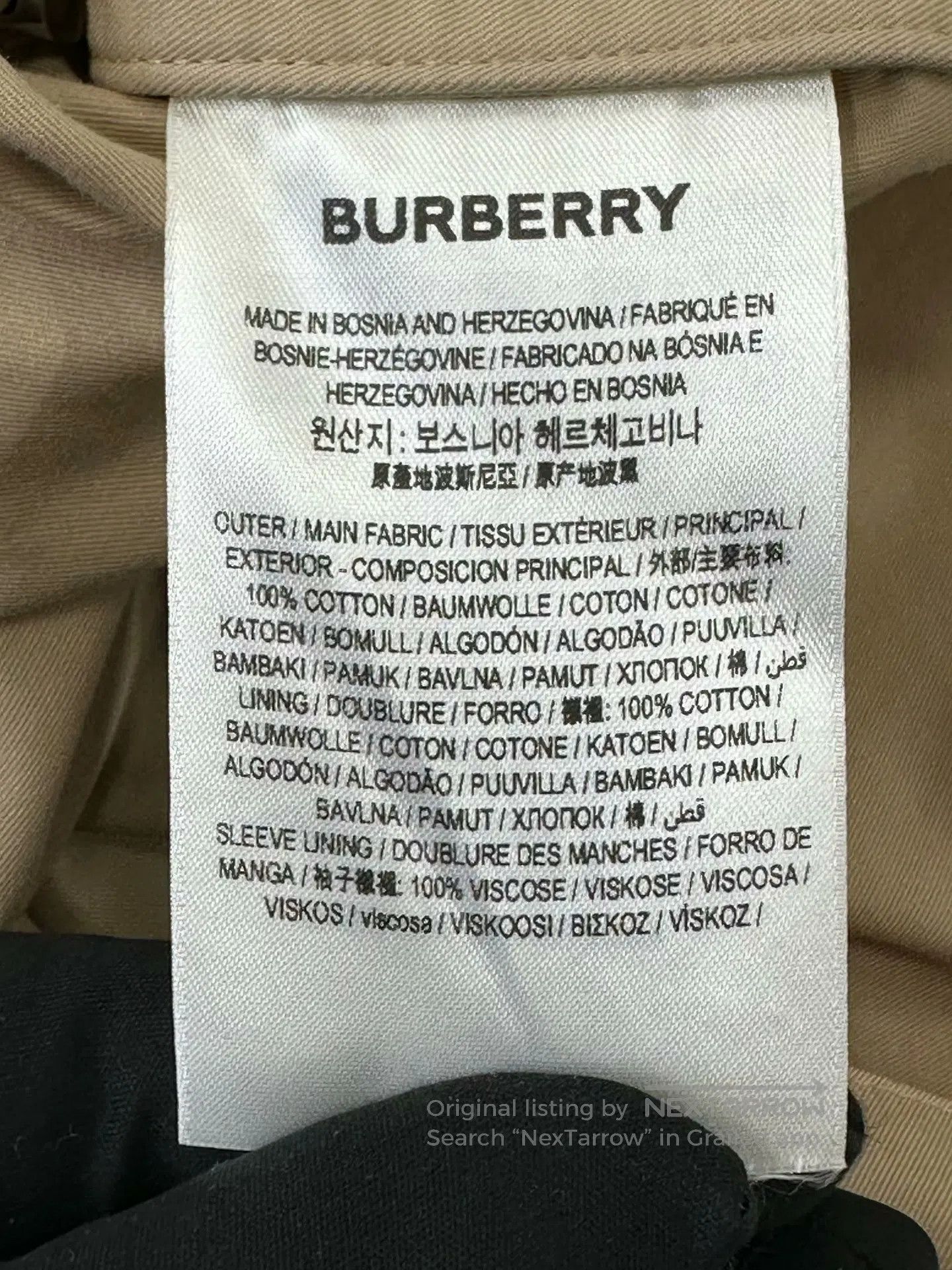 Burberry Burberry Beige Classic Memory Plaid Hooded Trench Coat| Size XXS / US 00 / IT 34 - 4 Thumbnail