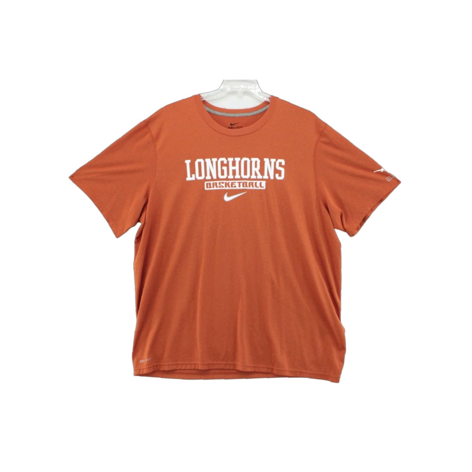 Nike Nike T-Shirt 2XL Orange Dri-Fit NCAA Polyester Short Sleeve Texas Longhorns Mens Size US XXL / EU 58 / 5 - 1 Thumbnail