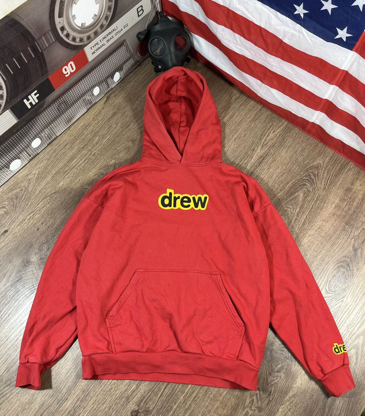 Drew House Drew House Oversized Hoodie Red Size US M / EU 48-50 / 2 - 1 Thumbnail