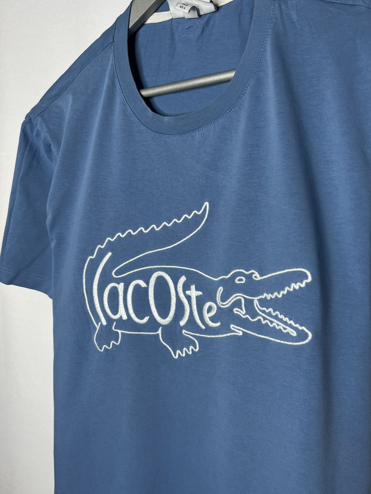 Lacoste 🐊Lacoste Big Logo Luxury T-Shirt Tee Short Sleeve🐊 Size US L / EU 52-54 / 3 - 4 Thumbnail