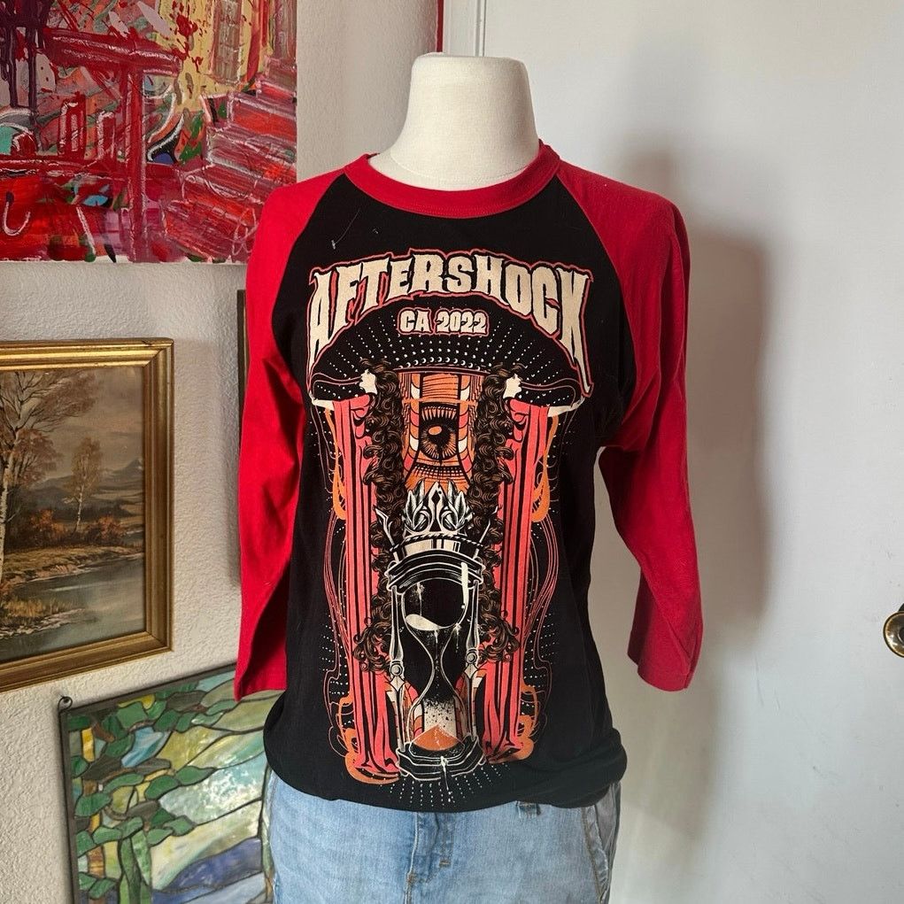 Tultex tultex aftershock 2022 tour graphic baseball tee Size S / US 4 / IT 40 - 1 Thumbnail