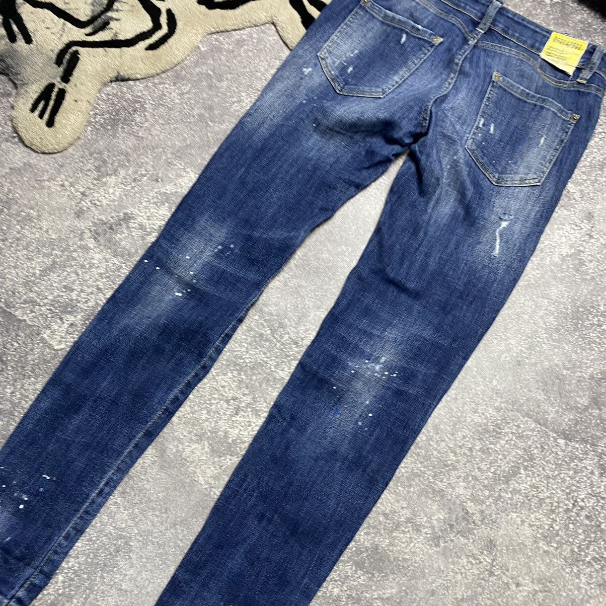 Dsquared2 Luxury Dsquared2 Hype y2k blue denim destressed style jeans Size US 30 / EU 46 - 16 Thumbnail
