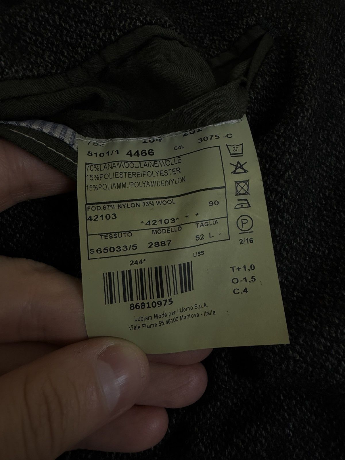 Other Rose and Born Lubiam unlined Mesh Wool Sport Blazer Jacket Size 50L - 19 Thumbnail