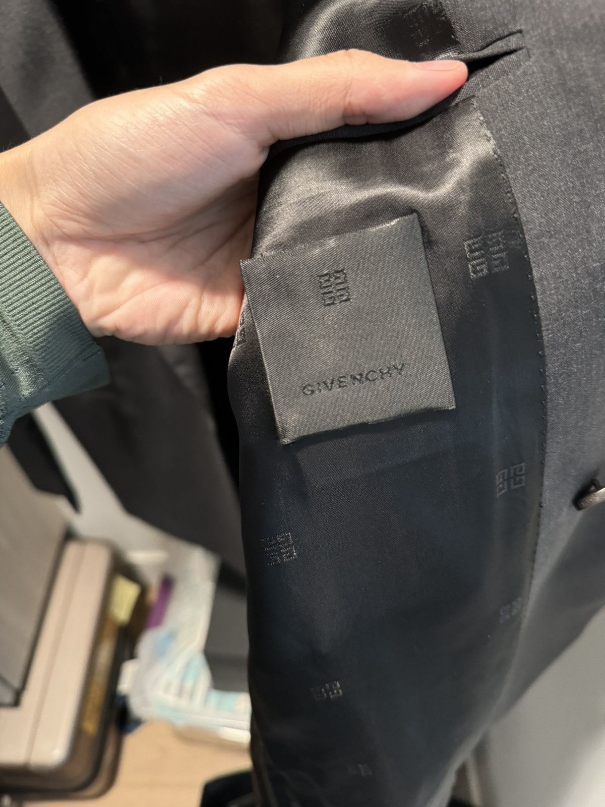 Givenchy Givenchy Blazer Gray U-Lock 50 Size 50R - 12 Thumbnail