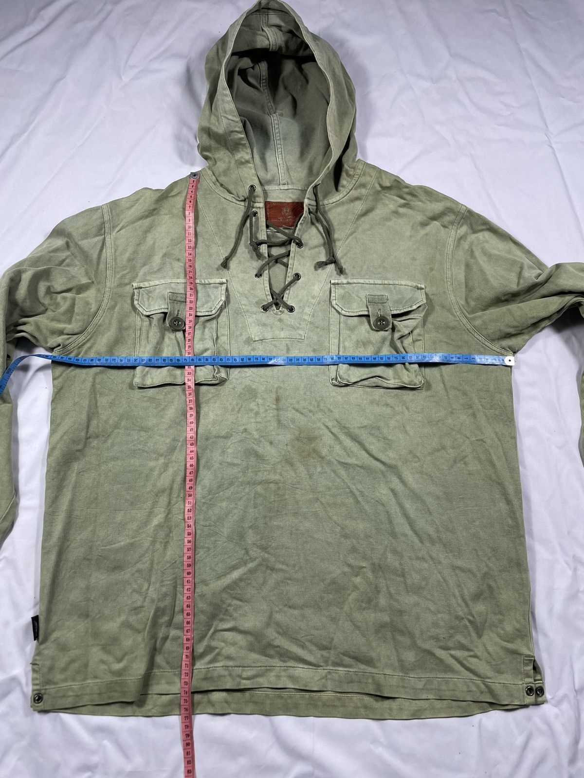 Avirex Sun Faded 90s Avirex MzP Jacket Hoodie Pocket Size US XL / EU 56 / 4 - 7 Thumbnail