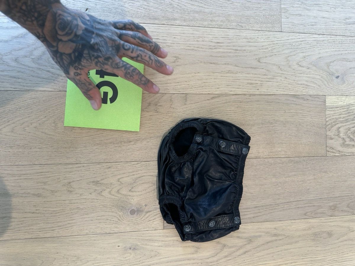 Chrome Hearts CHROME HEARTS NEW LEATHER BABY DIAPER SHORTE Size ONE SIZE - 3 Thumbnail