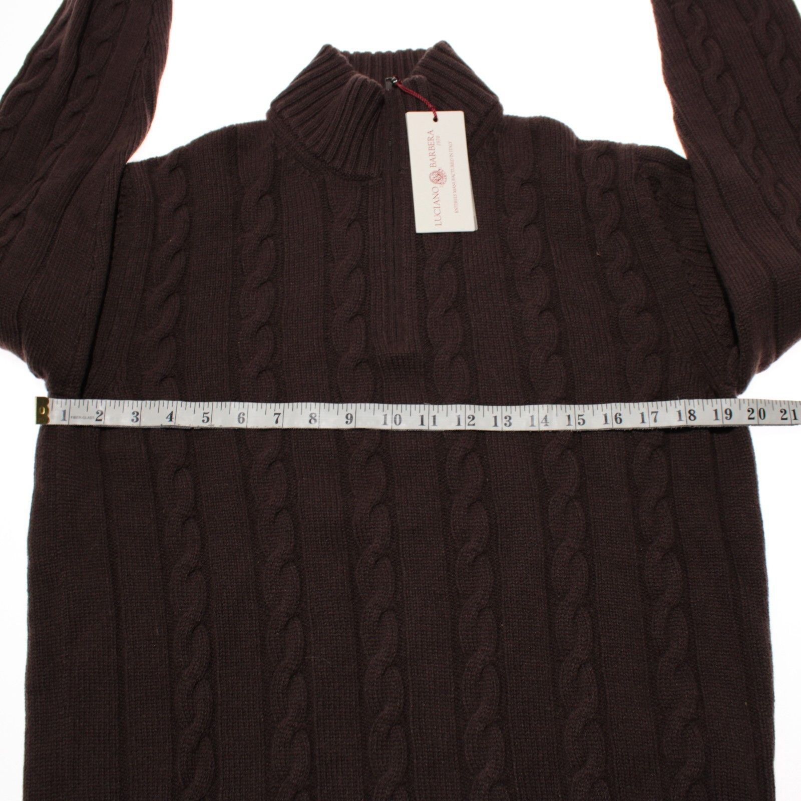 Luciano Barbera Luciano Barbera Sweater Size US M in Brown Size US M / EU 48-50 / 2 - 5 Thumbnail