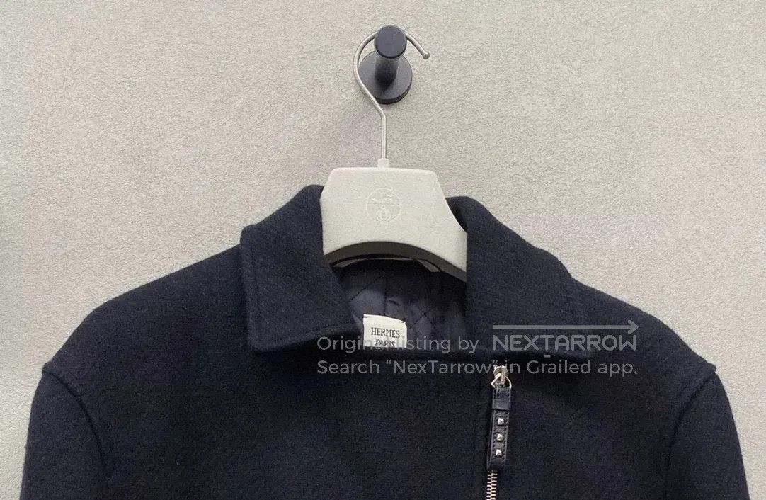Hermes Hermes Black Irregular Zipper Jacket. Size S / US 4 / IT 40 - 4 Thumbnail