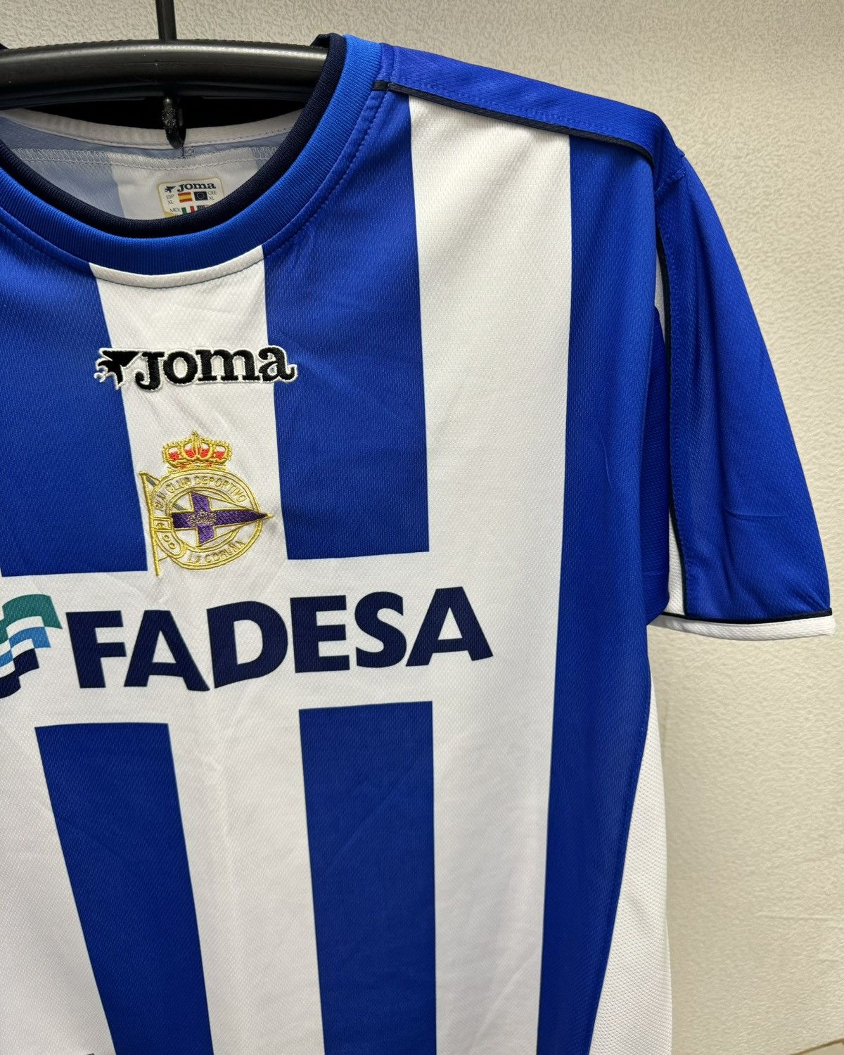 Joma Deportivo La Coruna Makaay 7 Joma vintage soccer jersey Xl Size US XL / EU 56 / 4 - 4 Thumbnail