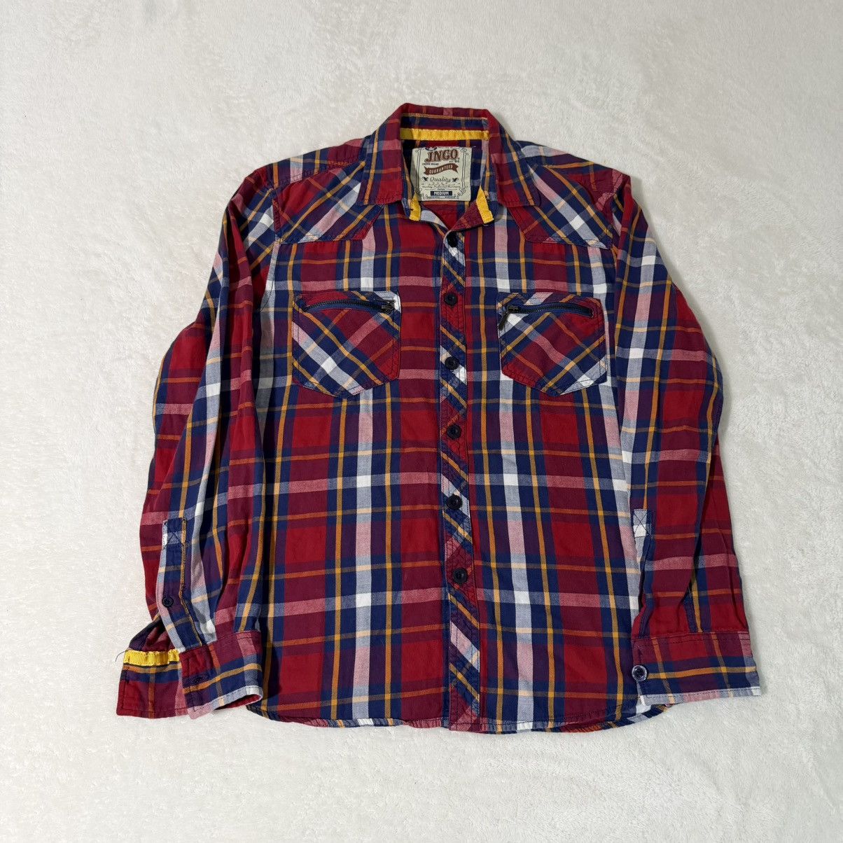JNCO y2k Vintage JNCO Button Up Long Sleeve Shirt Size US M / EU 48-50 / 2 - 1 Thumbnail