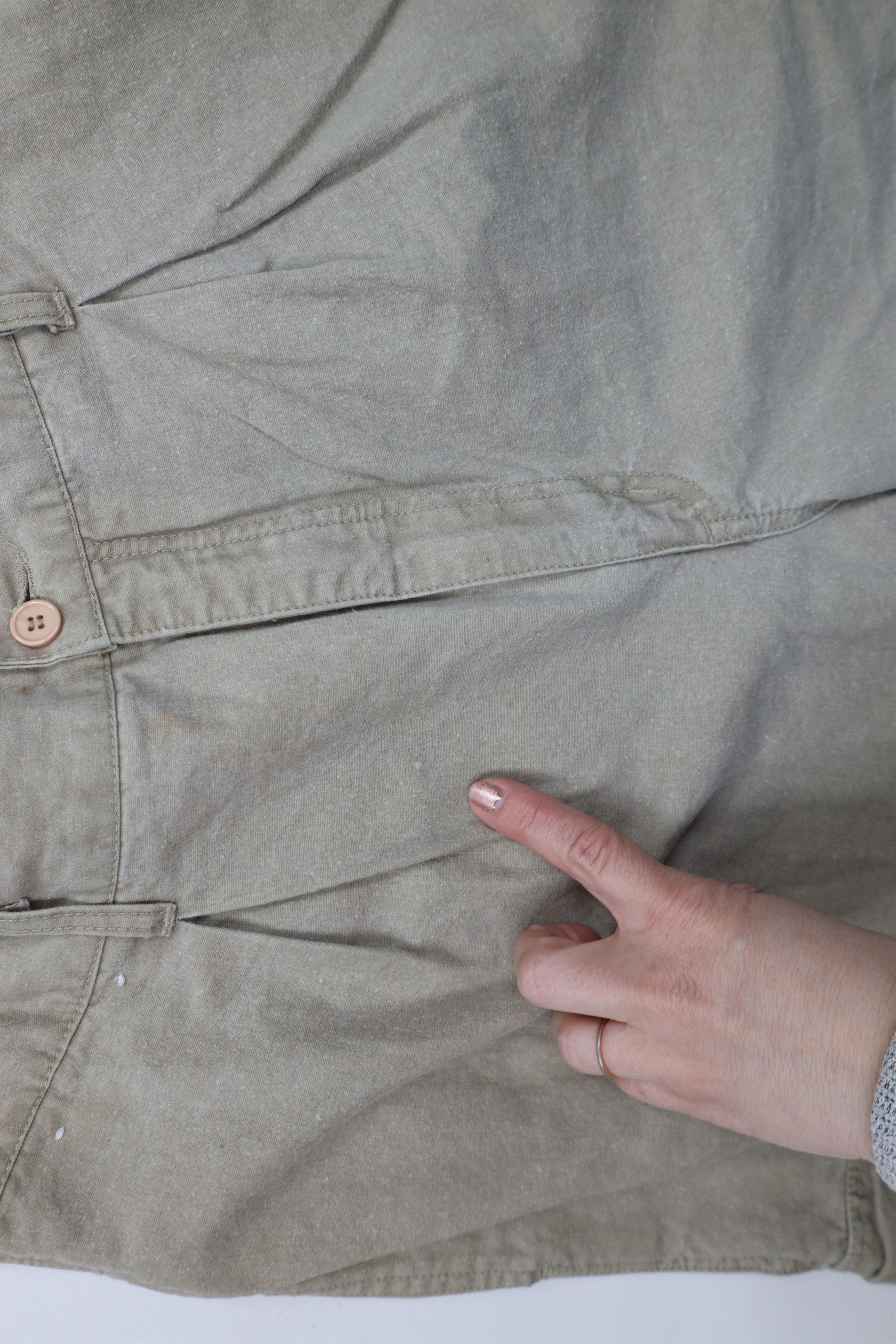 Vintage Vintage 90s Streetwear Stonewash Double Knee Cargo Pants Size US 34 / EU 50 - 6 Thumbnail