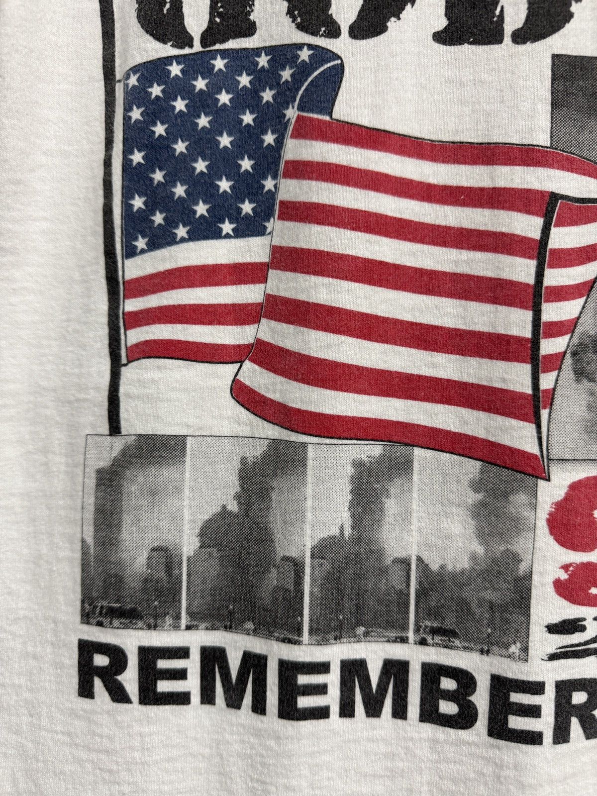 Vintage Vintage 911 2001 Remember The Day Shirt God Bless The USA Size US M / EU 48-50 / 2 - 7 Thumbnail