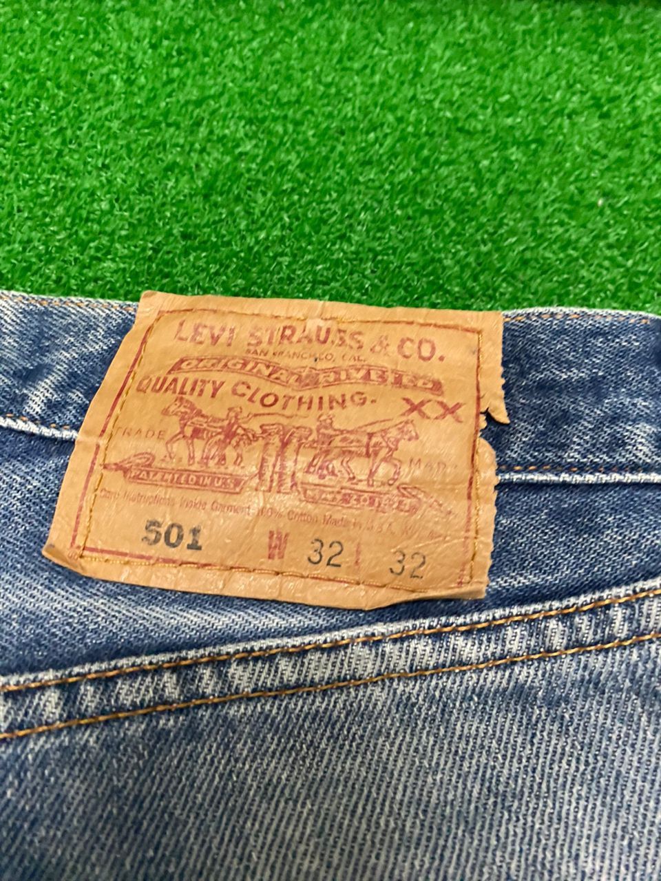 Levi's 💥BEST OFFER💥VINTAGE LEVIS 501 KURT COBAIN DISTRESSED DENIM Size US 32 / EU 48 - 7 Thumbnail