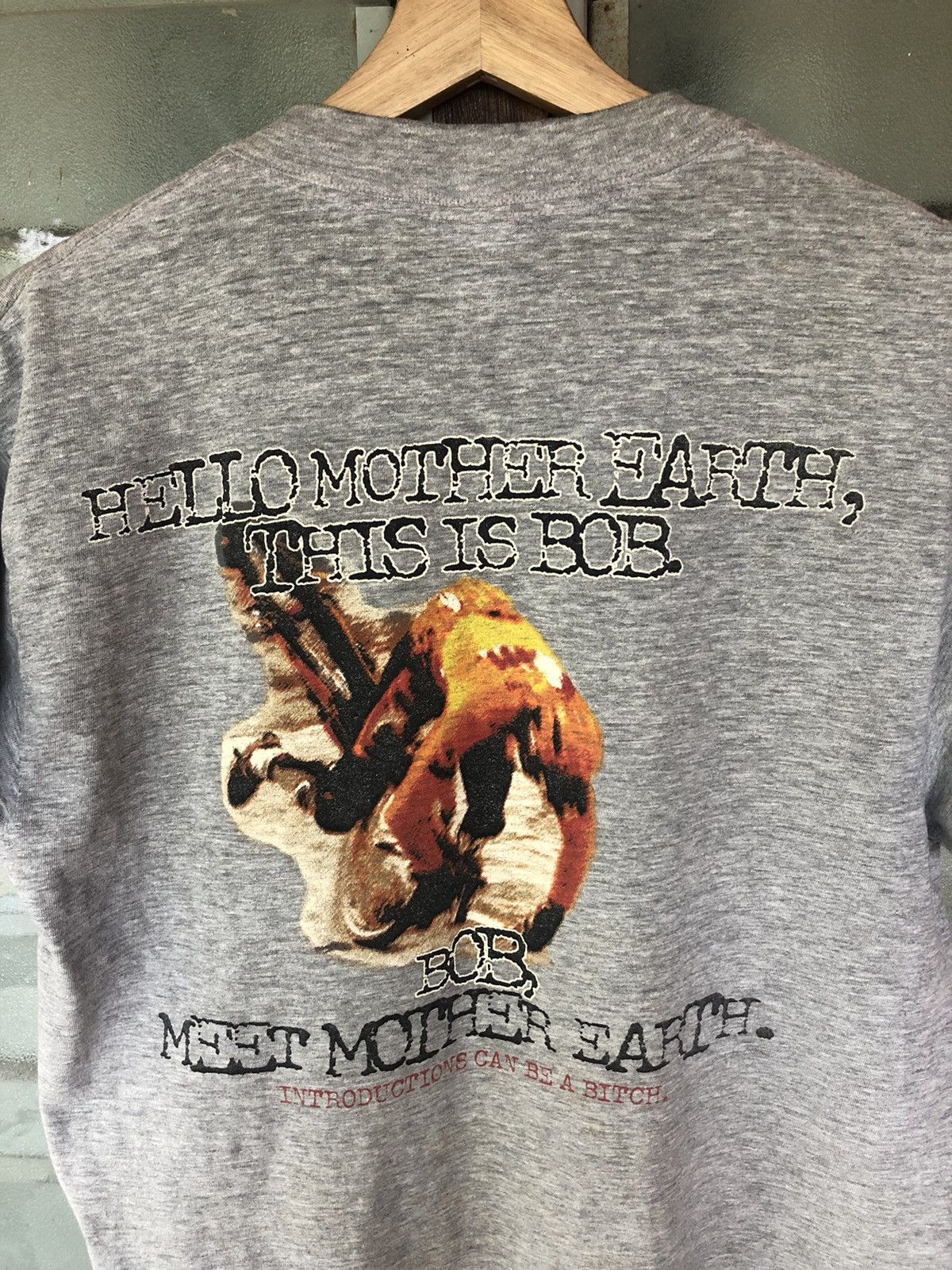 No Fear Rare Vintage No Fear This is Bob Meet Mother Earth Shirt Tee Size US M / EU 48-50 / 2 - 12 Thumbnail