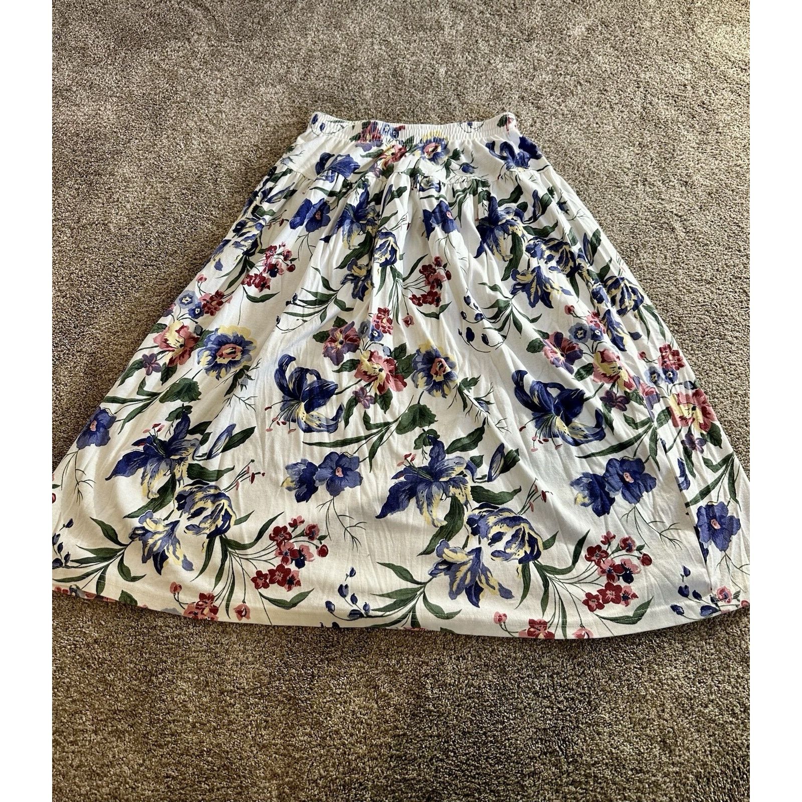 Other FR Sport Women's Large Floral Print Skirt Made in USA Size 31" - 6 Thumbnail