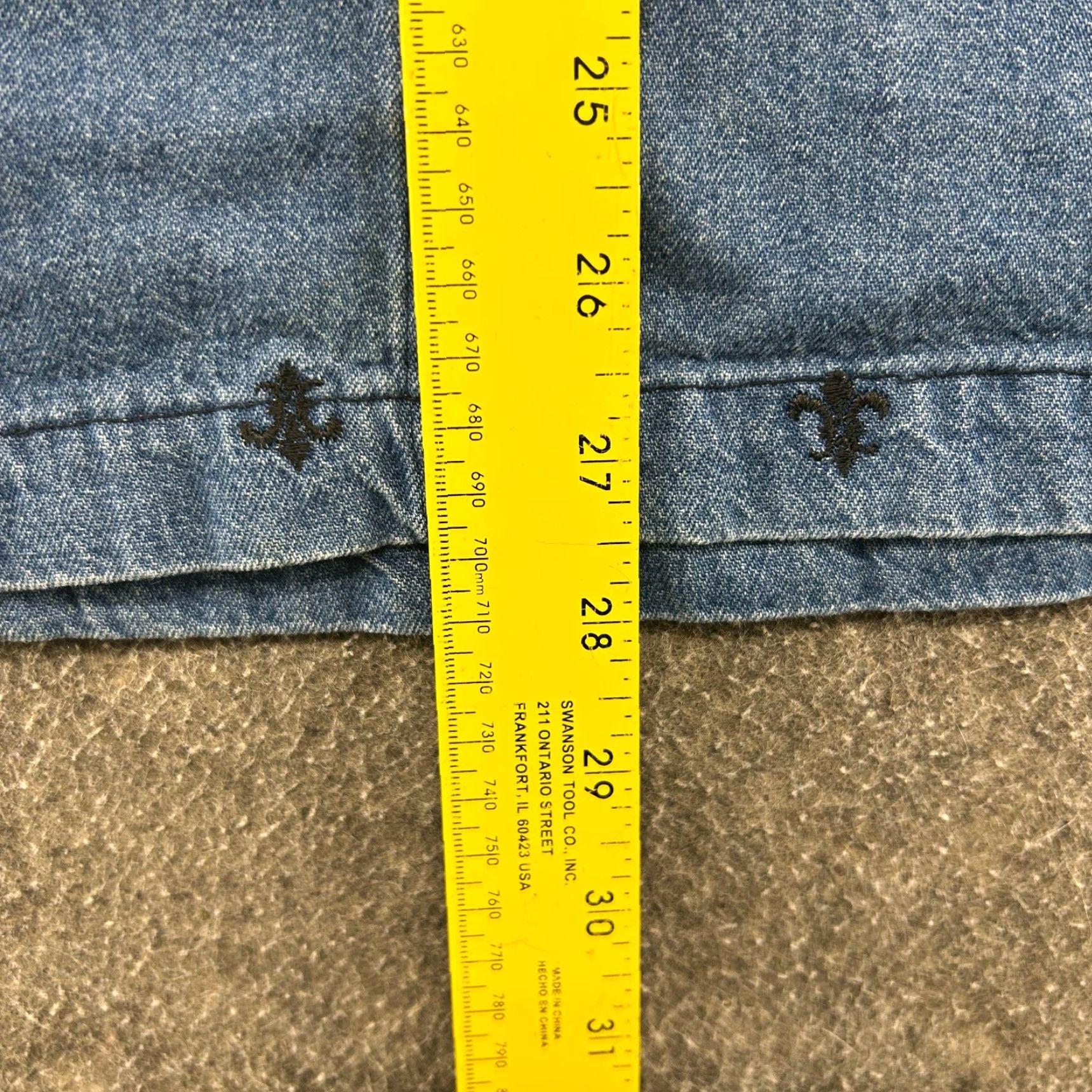 Denime VINTAGE Y2K Dress Womens 6 Denim Midi Sleeveless V-Neck Blue Cotton Pocket 90s Western Shirt Dress Tank Dress Womens Size M / US 6-8 / IT 42-44 - 5 Thumbnail