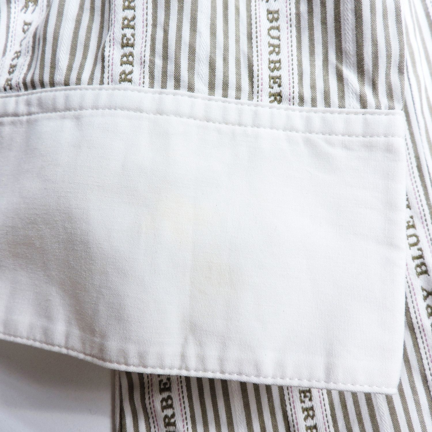Burberry BURBERRY BLUE LABEL STRIPED MONOGRAM LONG SLEEVE SHIRT Size XS / US 0-2 / IT 36-38 - 14 Thumbnail