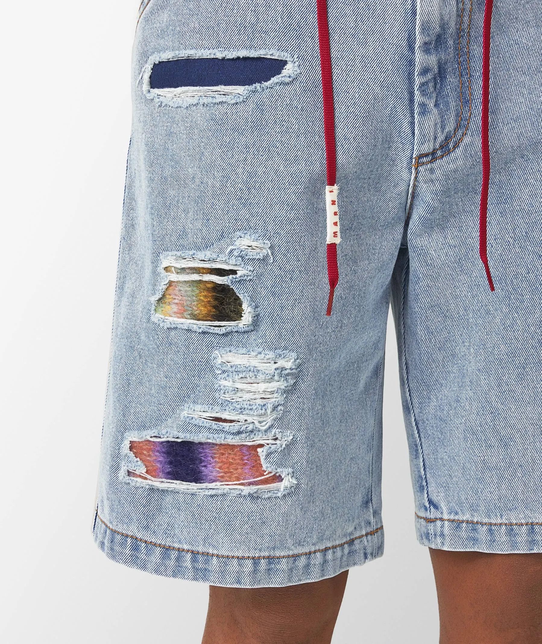 Marni o1srvl11e0724 Denim Shorts in Blue Size US 36 / EU 52 - 3 Thumbnail