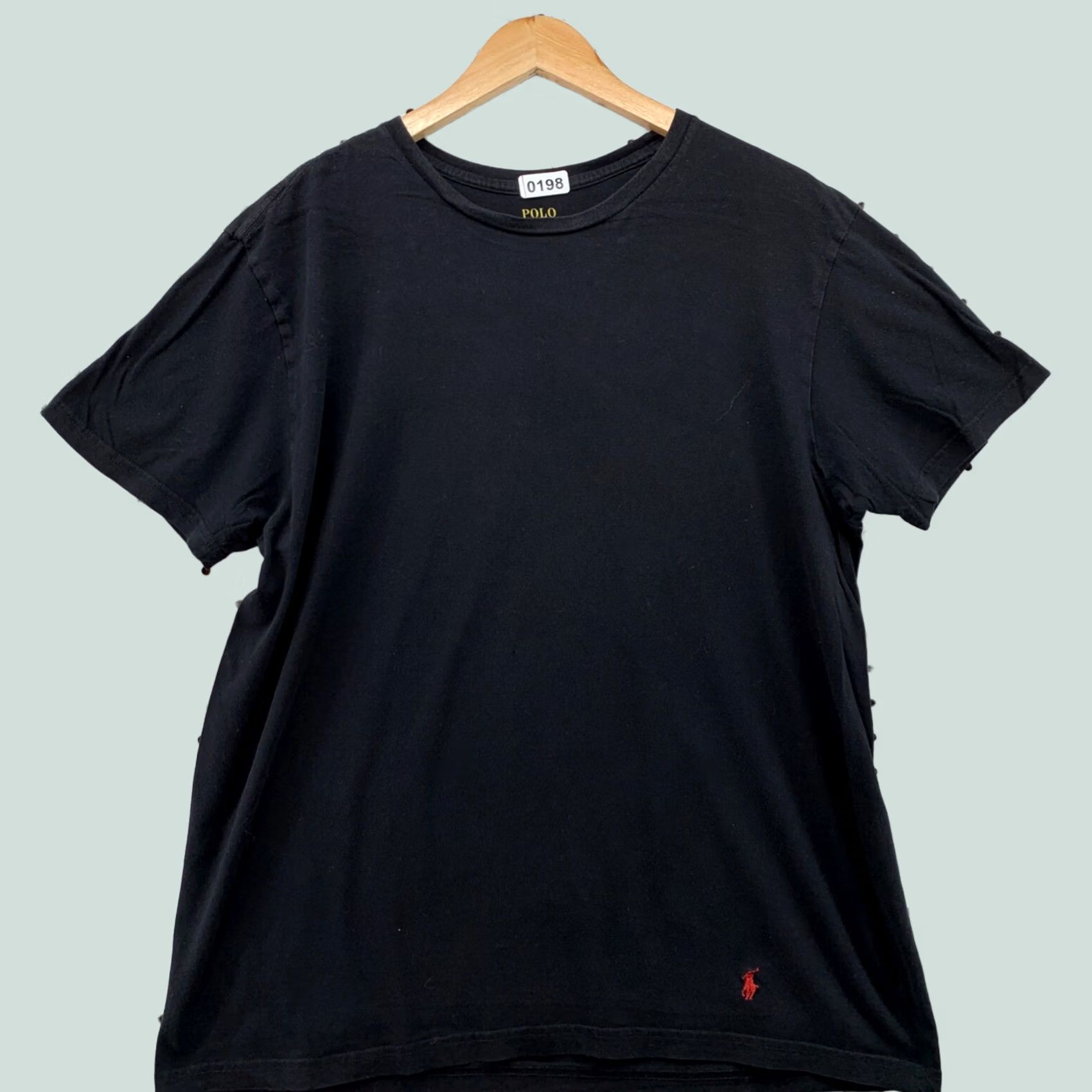 Polo Ralph Lauren Polo Ralph Lauren Black Shirt Mens Large Crew Neck Red Pony Casual Shirt Mens Large Black Polo Ralph Lauren Crew Neck T-Shirt Mens Size US L / EU 52-54 / 3 - 1 Thumbnail