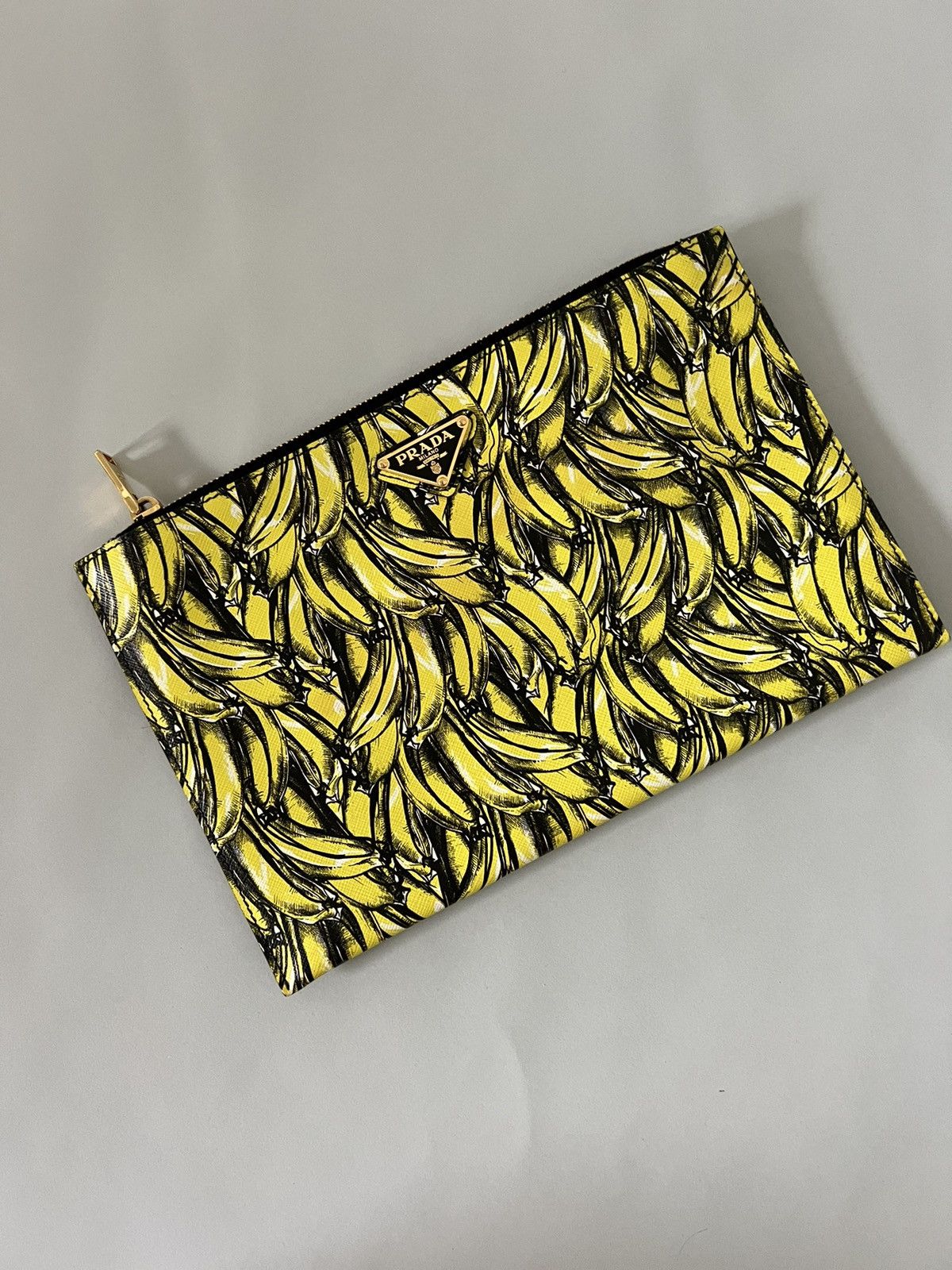 Prada Prada Banana Print Clutch Size ONE SIZE - 1 Thumbnail