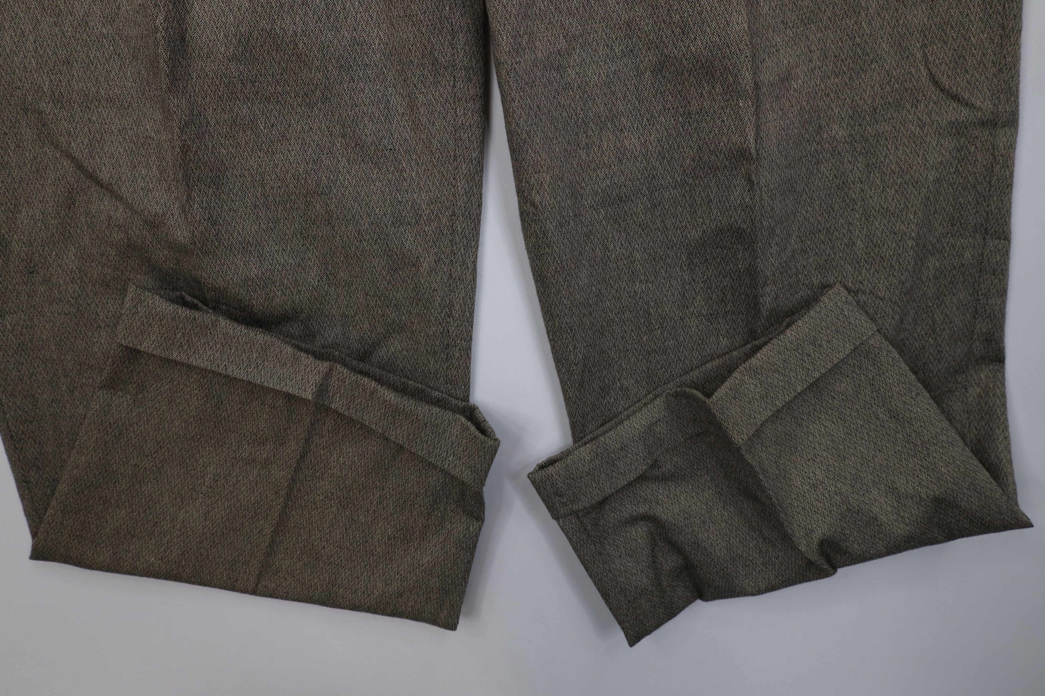 Vintage Vintage 90s Streetwear Knit Wide Leg Chino Pants Beige Size US 40 / EU 56 - 6 Thumbnail