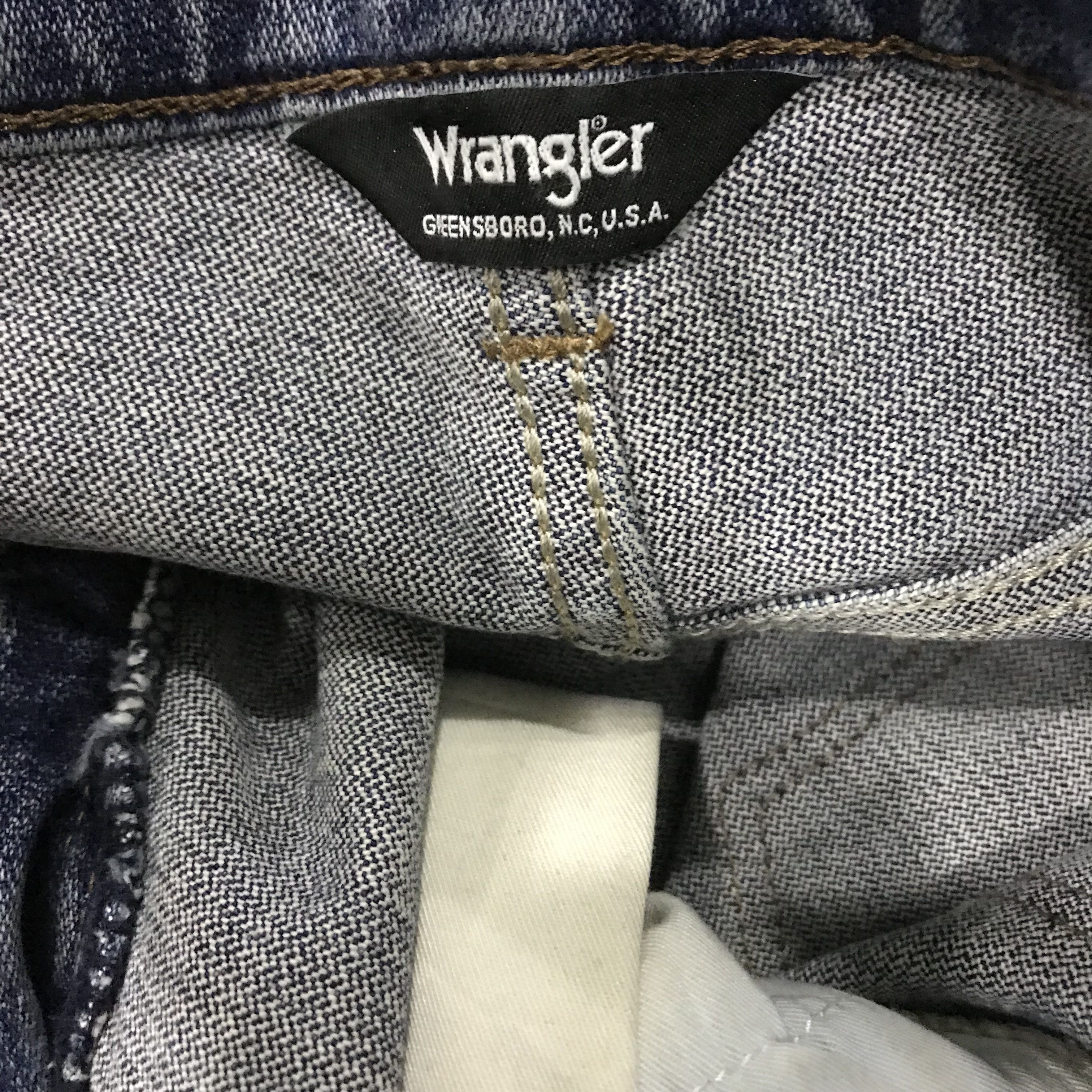 Wrangler Vintage Wrangler 2000s Fade Distressed Look Straight Leg Size US 29 - 13 Thumbnail