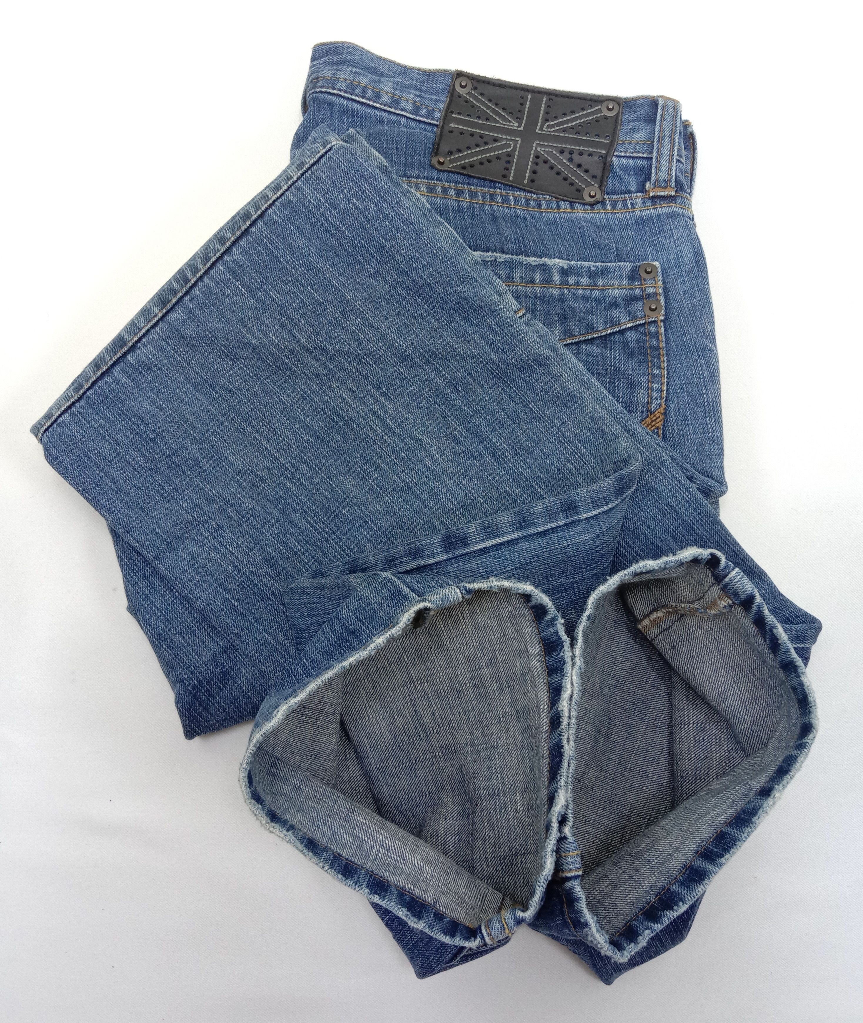 Japanese Brand Vintage Edge Rupert Multi Pocket Blue Wash Jeans Size US 33 - 12 Thumbnail