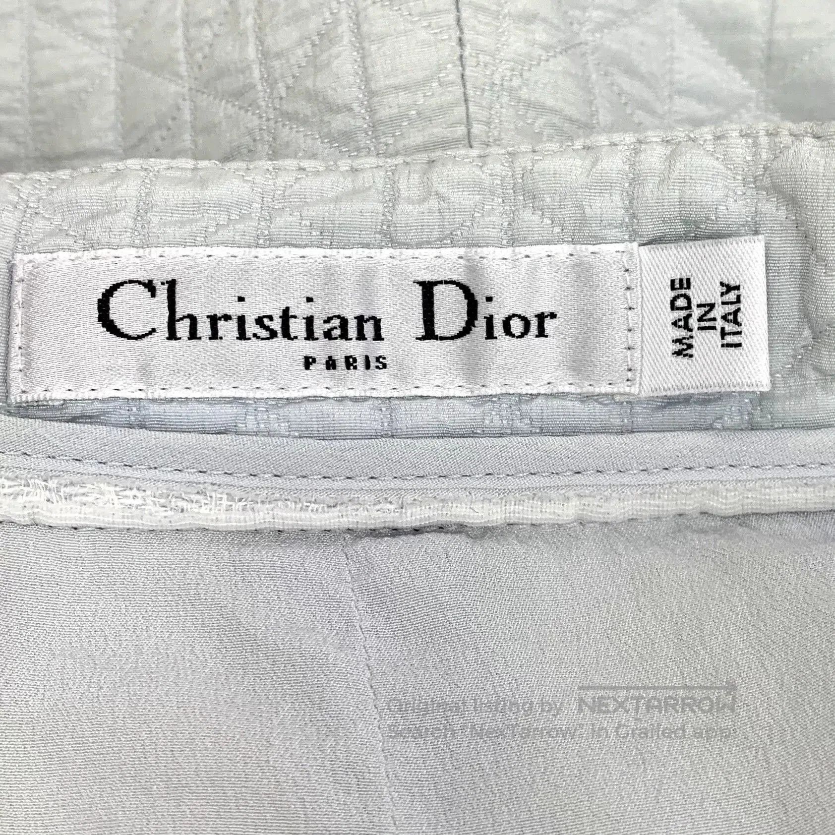 Dior Dior Light Blue Silk Casual Shorts. Size US 36 / EU 52 - 5 Thumbnail