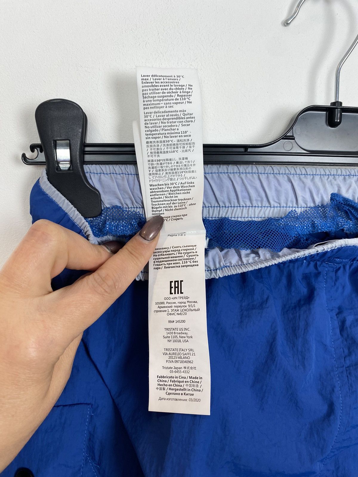 C.P. Company C.P. Company Nylon Cargo Shorts Blue Massimo Osti Luxury Size US 32 / EU 48 - 10 Thumbnail