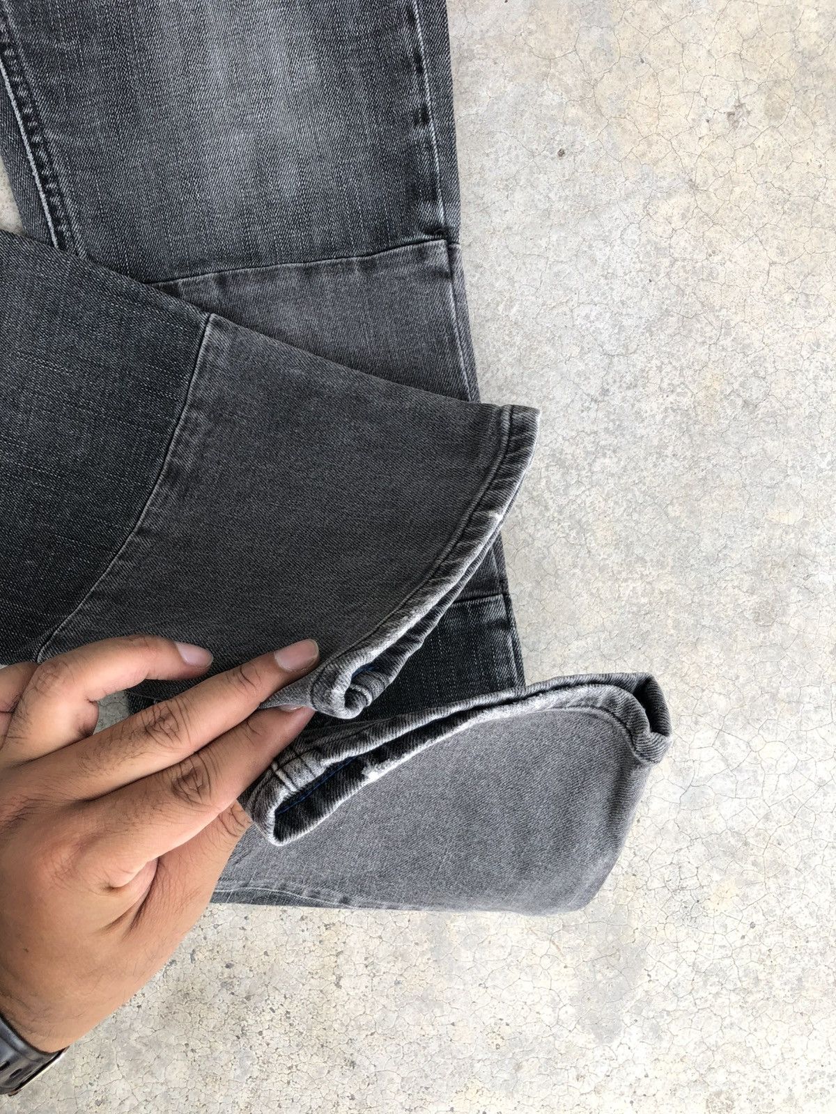 Who Decides War Adidas Distressed Jeans Patchwork Skinny Jeans Size US 34 / EU 50 - 13 Thumbnail
