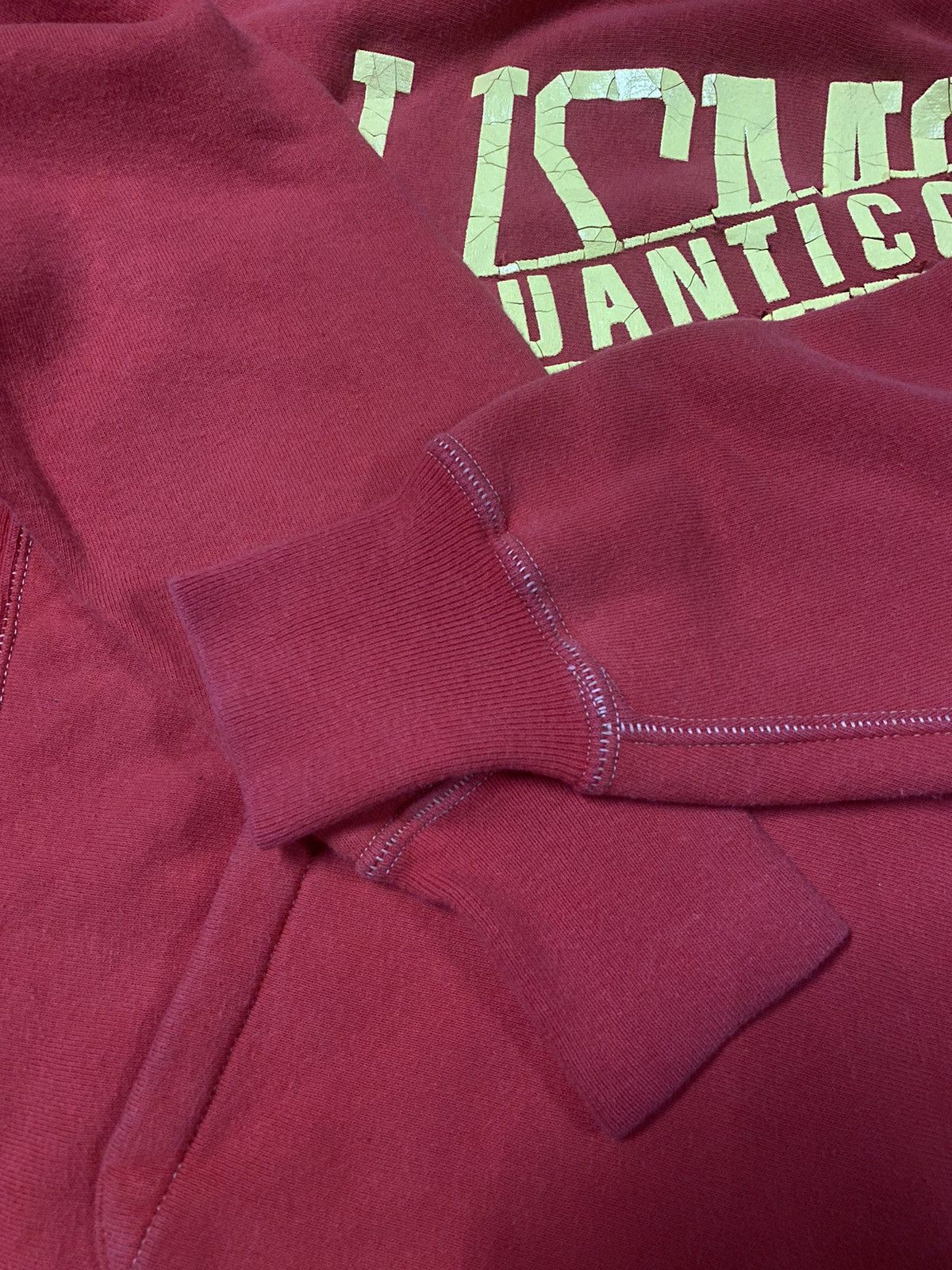Warehouse Rare Warehouse & Co USMC QUANTICO Loopwheel Hoodie in red Size US M / EU 48-50 / 2 - 8 Thumbnail
