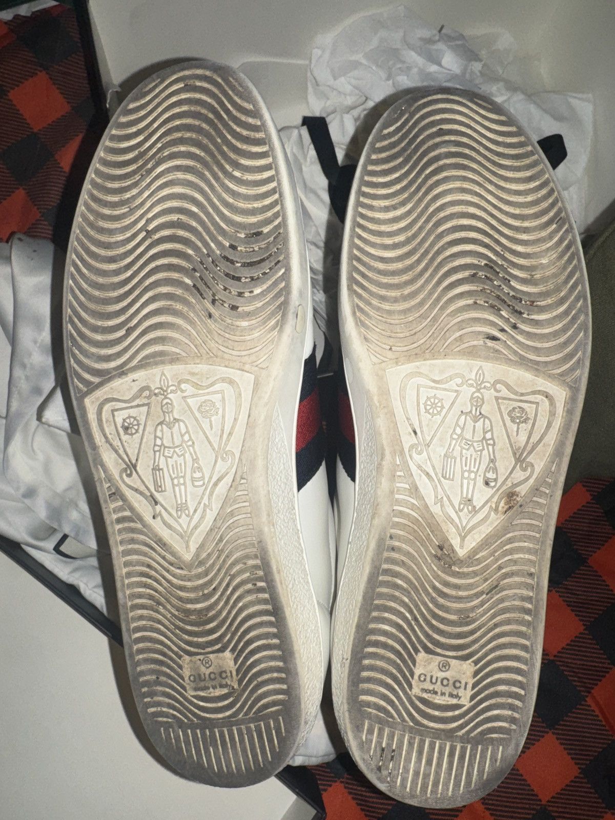 Gucci Gucci Ace Bee Sneakers White | Men’s size 12 | Box included Size US 12 / EU 45 - 6 Thumbnail